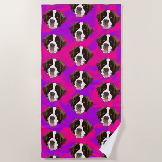 Saint Bernard Strandlaken (Voorkant)