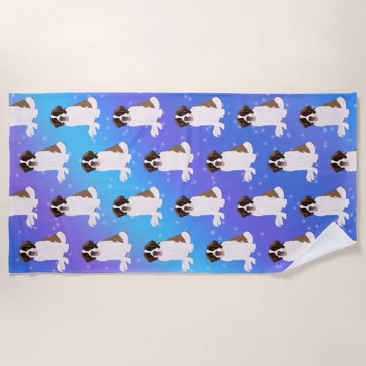 Saint Bernard Strandlaken (Voorkant)