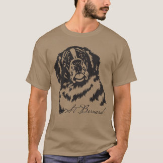 saint bernard t-shirt