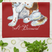 saint bernard theedoek (Gevouwen)