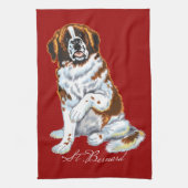 saint bernard theedoek (Verticaal)