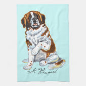 saint bernard theedoek (Verticaal)