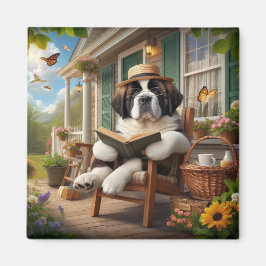 Saint Bernard thema 2 inch magneet