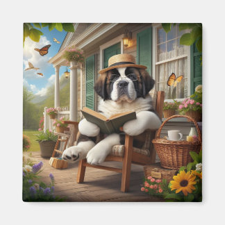 Saint Bernard thema 2 inch magneet