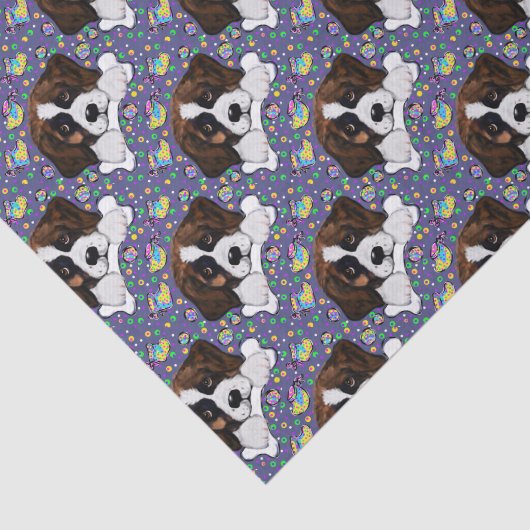 Saint Bernard Tissuepapier (Detail)