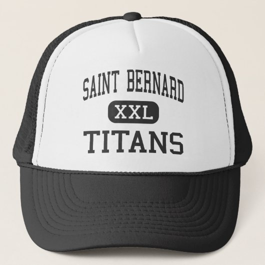Saint Bernard - Titans - High - Cincinnati Ohio Trucker Pet (Voorkant)