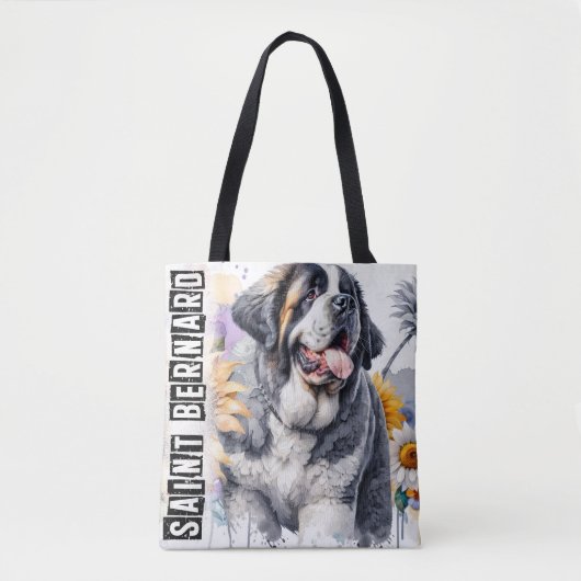 Saint Bernard Tote Bag (Voorkant)
