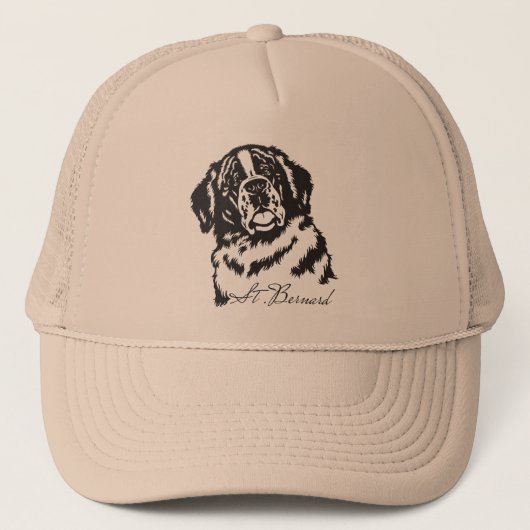 saint bernard trucker pet (Voorkant)
