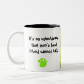 Saint Bernard Tweekleurige Koffiemok (Links)