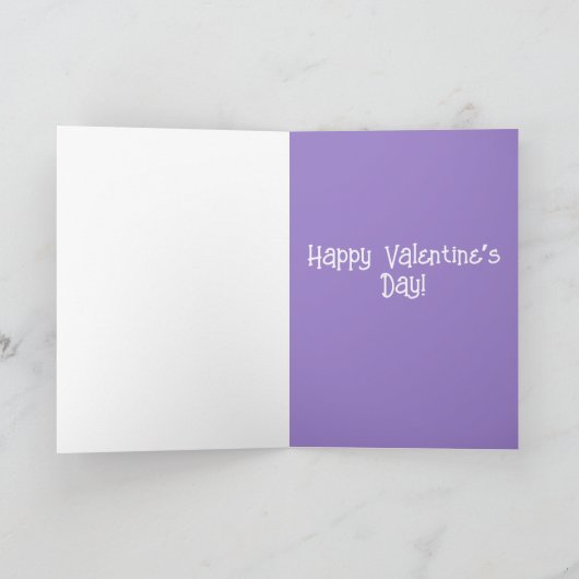 Saint Bernard-Valentijnsdag Bedankkaart (Binnen)