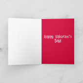 Saint Bernard-Valentijnsdag Bedankkaart (Binnen)