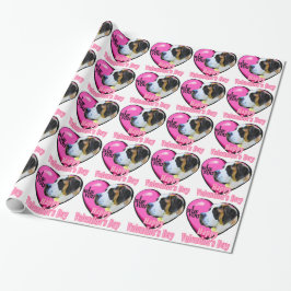 Saint Bernard-Valentijnsdag Cadeaupapier