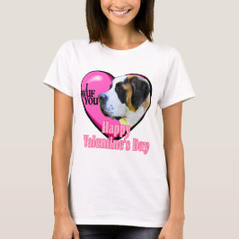 Saint Bernard Valentijnsdag Gifts T-shirt