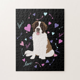 Saint Bernard Valentijnsdag Legpuzzel