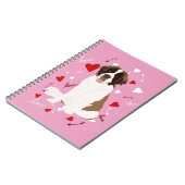 Saint Bernard-Valentijnsdag Notitieboek (Linkerzijde)