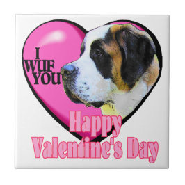 Saint Bernard-Valentijnsdag Tegeltje