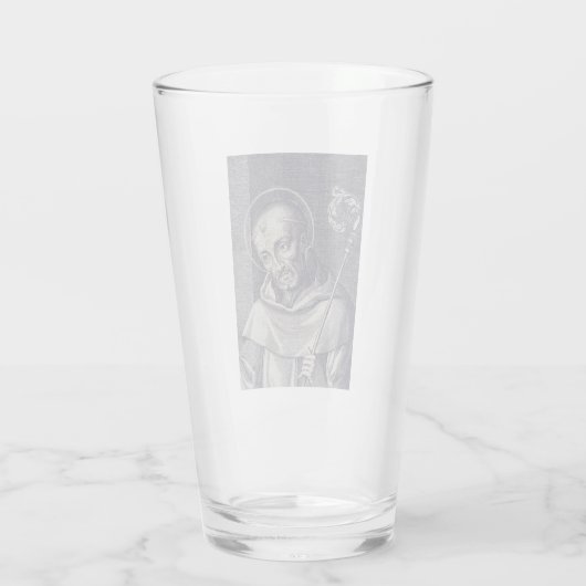 Saint Bernard van Clairvaux Glas (Achterkant)