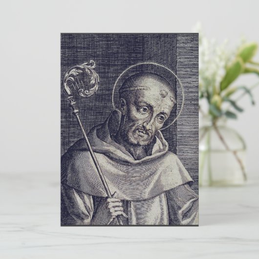 Saint Bernard van Clairvaux Kaart (Staand voorkant)