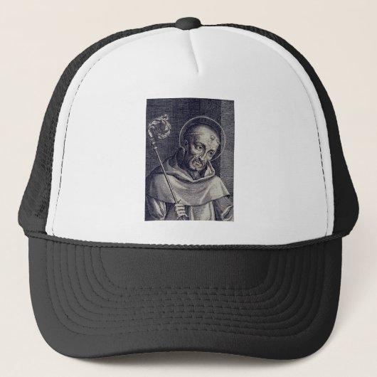 Saint Bernard van Clairvaux Trucker Pet (Voorkant)