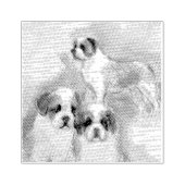 Saint Bernard Wood Art Stamp Rubberstempel (Afrduk)