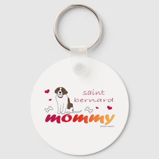 Saint-Bernardmama Sleutelhanger (Voorkant)