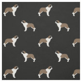 Saint Bernards Hondenras Patterned Stof (Swatch)