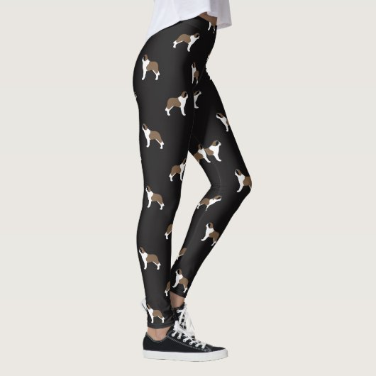 Saint Bernards Pattern | Hondenras in octrooivorm Leggings (Rechts)