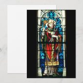 Saint Blaise of Sebaste Feestdagenkaart (Voorkant / Achterkant)