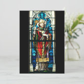 Saint Blaise of Sebaste Feestdagenkaart (Staand voorkant)