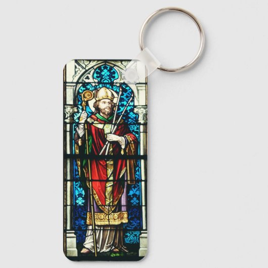 Saint Blaise of Sebaste Sleutelhanger (Achterkant)