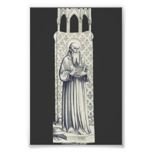 Saint Bonaventure Seraphic Doctor Foto Afdruk
