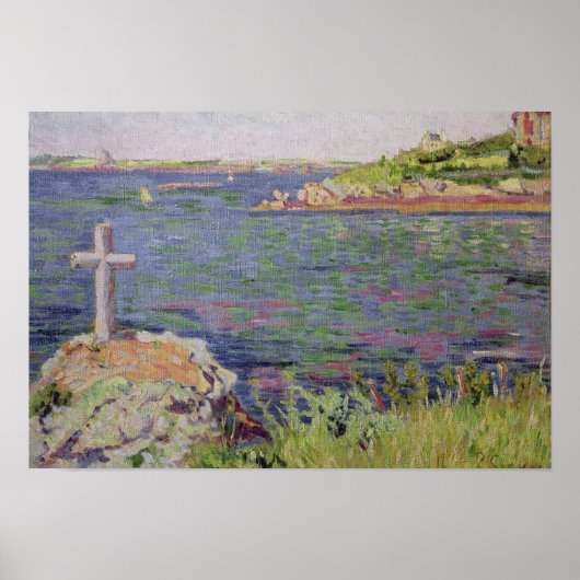 Saint-Briac, het Sailor-kruis, 1885 Poster (Voorkant)