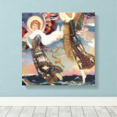 “Saint Bride” engel kunst van John Duncan Canvas Afdruk (Insitu (Houten vloer))