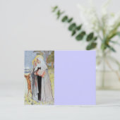 Saint Bridget en Deer Briefkaart (Staand voorkant)