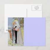 Saint Bridget en Deer Briefkaart (Voorkant / Achterkant)