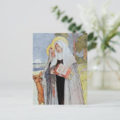 Saint Bridget en Deer Briefkaart (Staand voorkant)