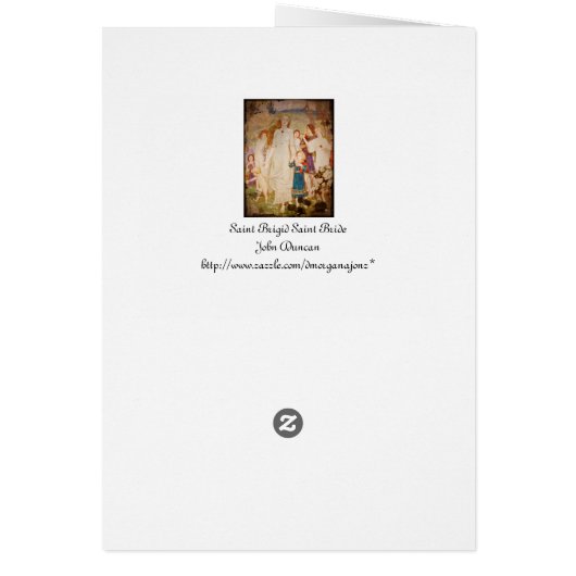 Saint Brigid als Bride (Achterkant)