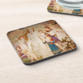 Saint Brigid als Bride Bier Onderzetter (Linkerzijde)