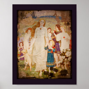 Saint Brigid de Bride Poster