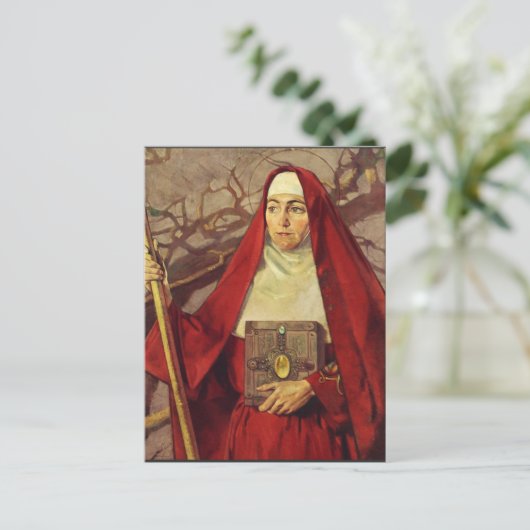 Saint Brigid of Ireland Briefkaart (Staand voorkant)