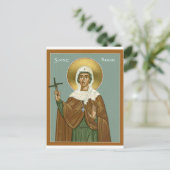 Saint brigid of Ireland - Briefkaart (Staand voorkant)