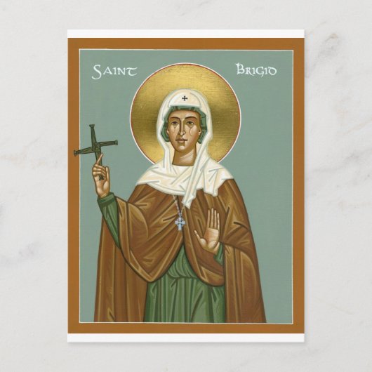 Saint brigid of Ireland - Briefkaart (Voorkant)