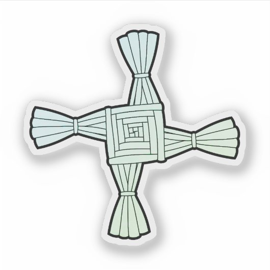 Saint Brigid's cross Sticker (Voorkant)