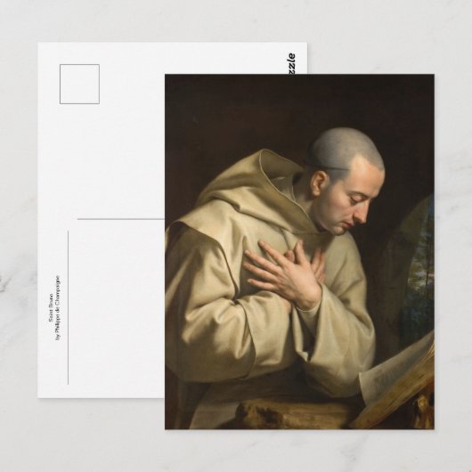 Saint Bruno, Philippe de Champaigne Briefkaart (Voorkant / Achterkant)