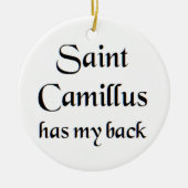 saint camillus coffee mug keramisch ornament (Voorkant)