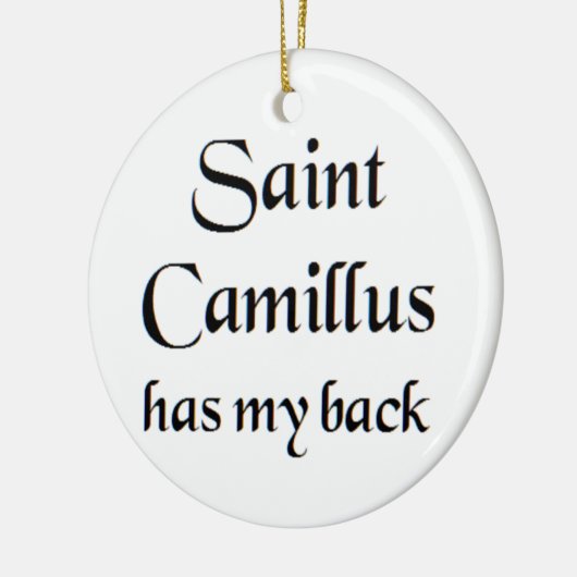 saint camillus coffee mug keramisch ornament (Links)