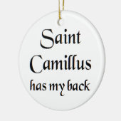saint camillus koffiemok keramisch ornament (Links)