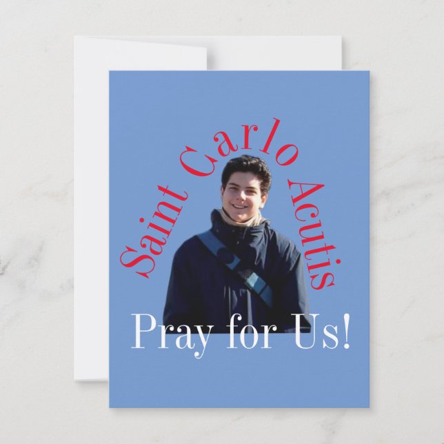 Saint Carlo Acutis (Voorkant)