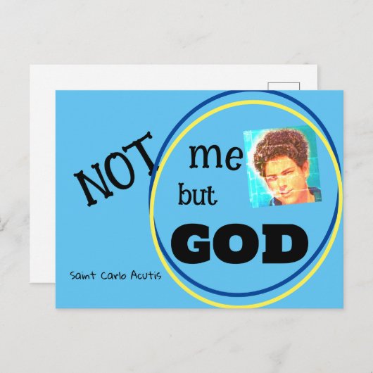 Saint Carlo Acutis Briefkaart (Voorkant / Achterkant)