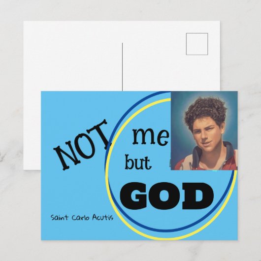 Saint Carlo Acutis Briefkaart (Voorkant / Achterkant)